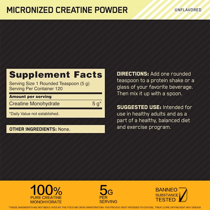 Large Supply Wholesale Price Creatine Raw Supplements for Bodybuilding Powder Creatine Monohydrate Immunity Booster Adult 120