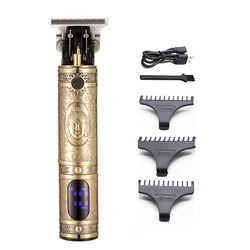 USB T9 Hair Clipper Professional Electric Hair Trimmer Barber Shaver Trimmer Beard 0mm Men Hair Cutting Machine for Men