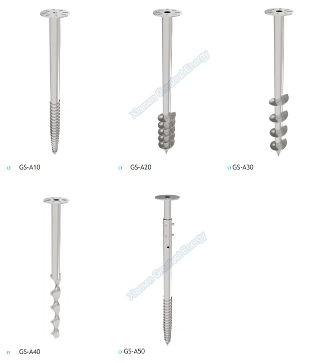 Solar power system hot dipped galvanized ground screw for solar grounding mounting system