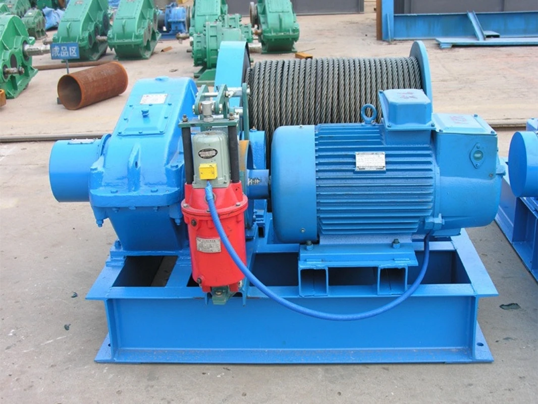 Friction Traction Winch With Large Rope Capacity