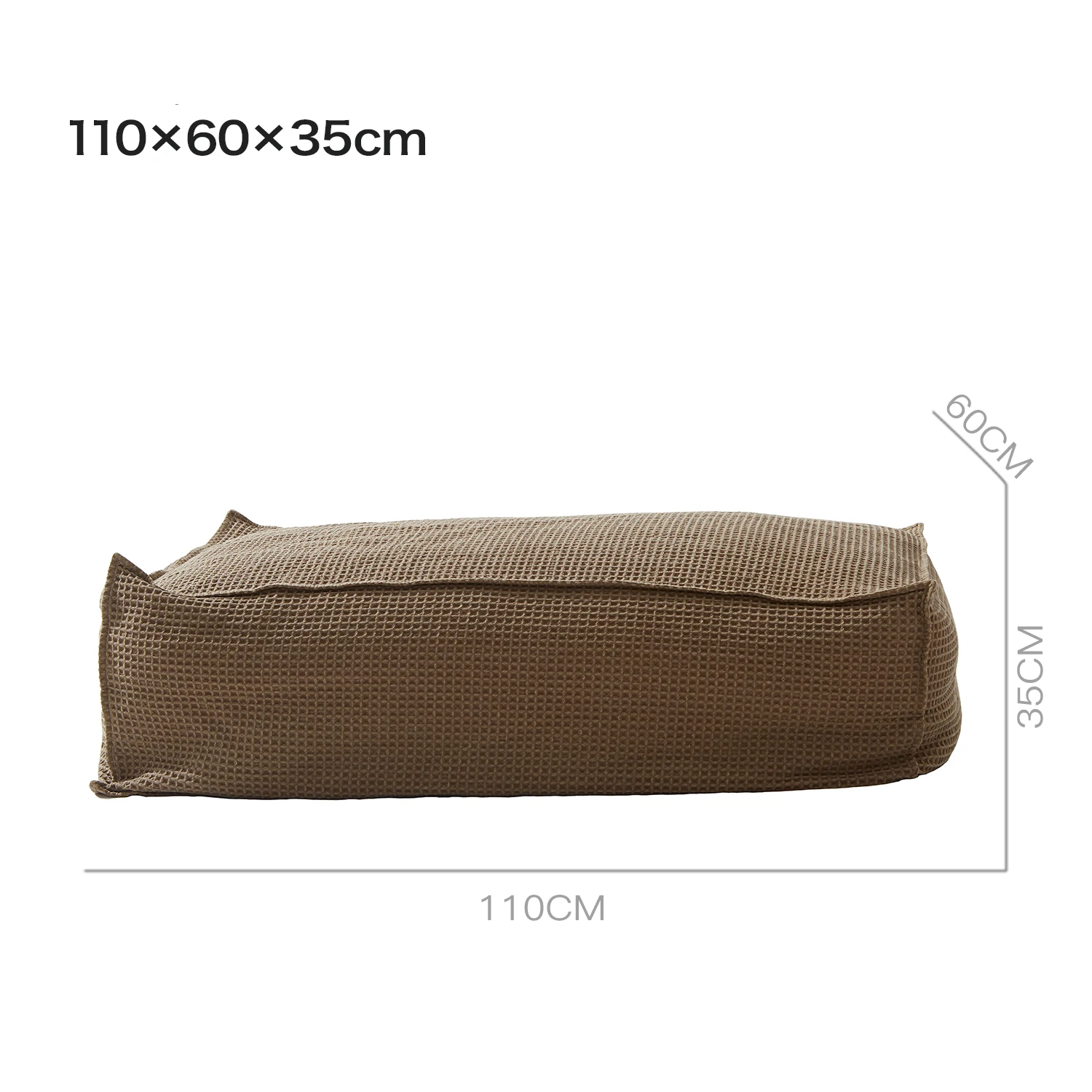 
Cotton white lazy sofa long bench xxl bean bag seat 
