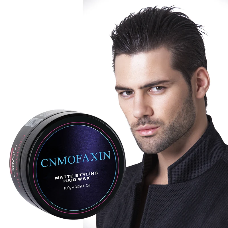Oem 120g Water Based Wax Pomade Strong Hold Hair Styling Hair Matte Clay For Mens