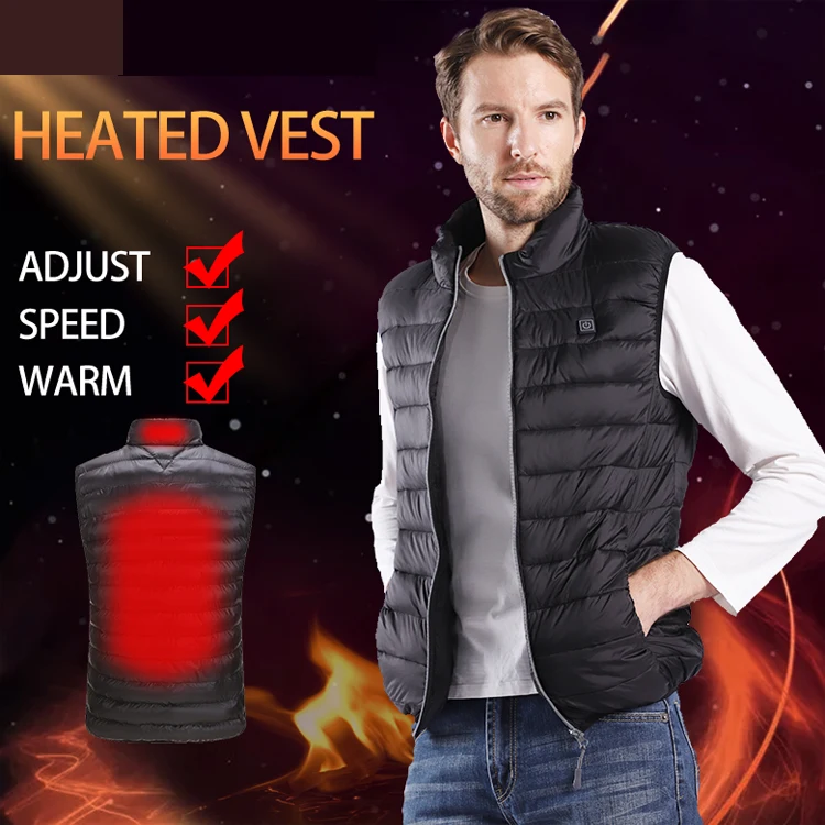 MIDIAN сезон осень-зима; Смарт Отопление хлопковый жилет USB инфракрасного электрического отопления на открытом воздухе гибкие термальные с капюшоном, теплый жилет