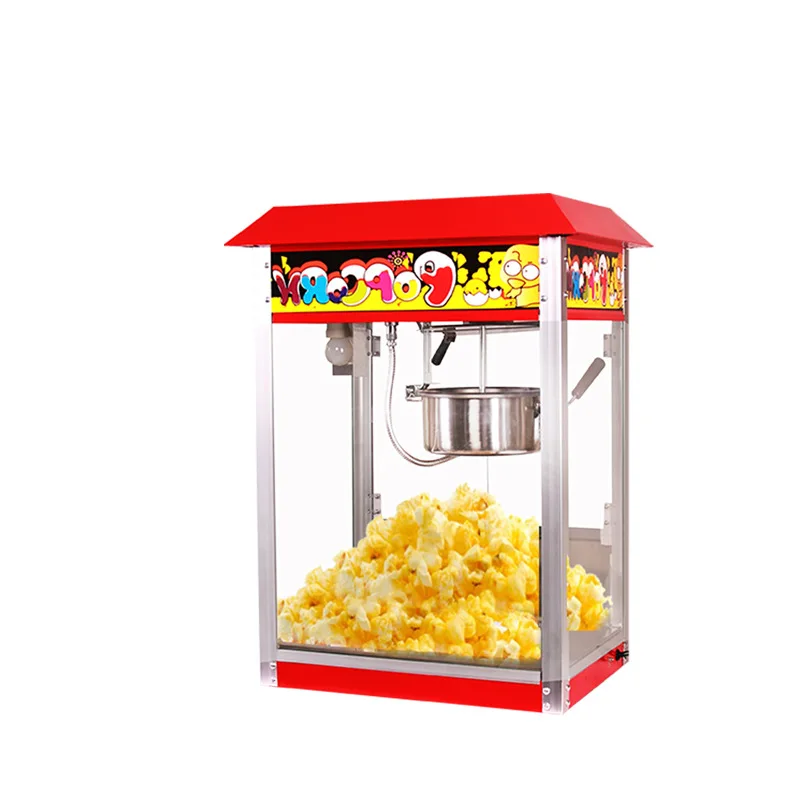 Commercial snack food Desktop Electric popcorn making Roof Small Popcorn Fully Automatic Popcorn Machine