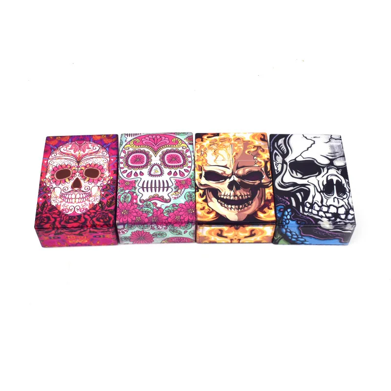 Fashion Female Waterproof  Plastic Acrylic Flip-top Cigarette Holder Cigarette Case Smoking Case