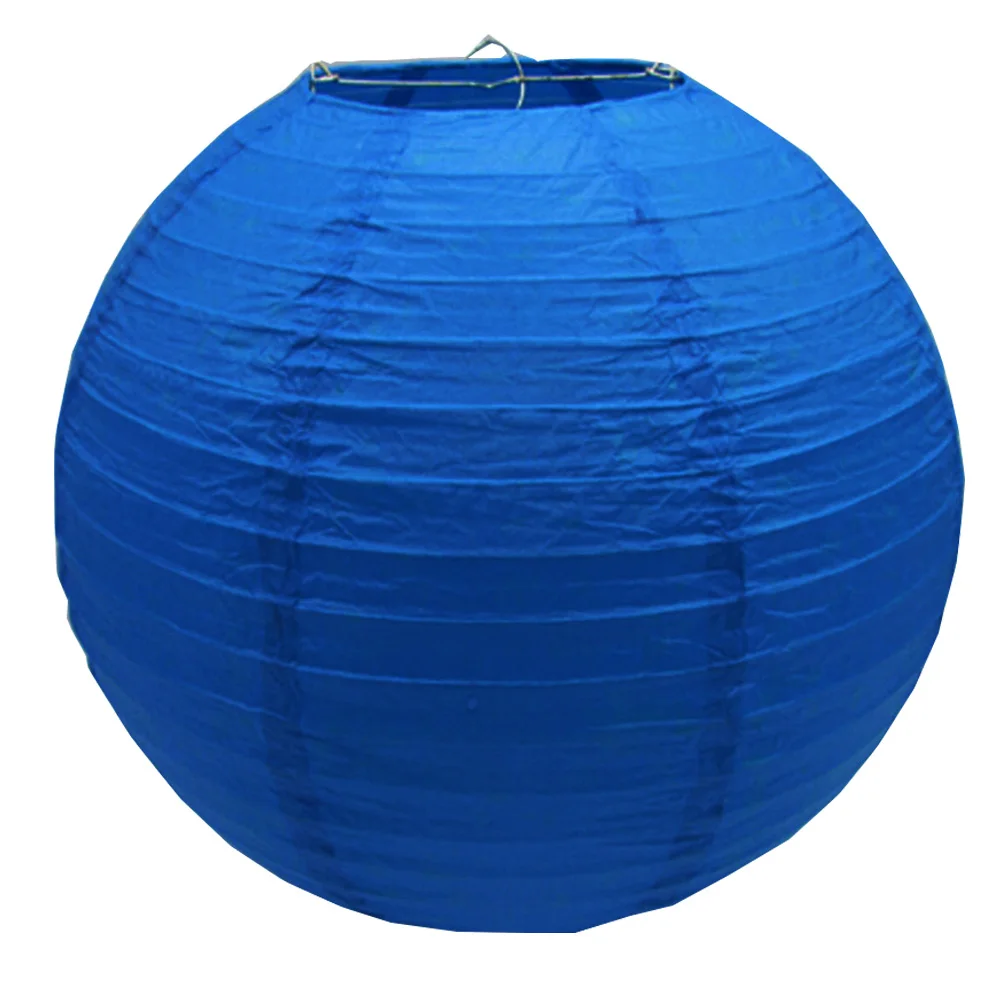 15PCS Blue Ivory Gold Paper Lanterns Pom Poms Honeycombs Party Decoration Set for Wedding Birthday Home Decor