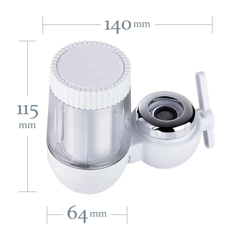 New arrival faucet mounted purifier tap water filter machine with flushing ceramic cartridge function