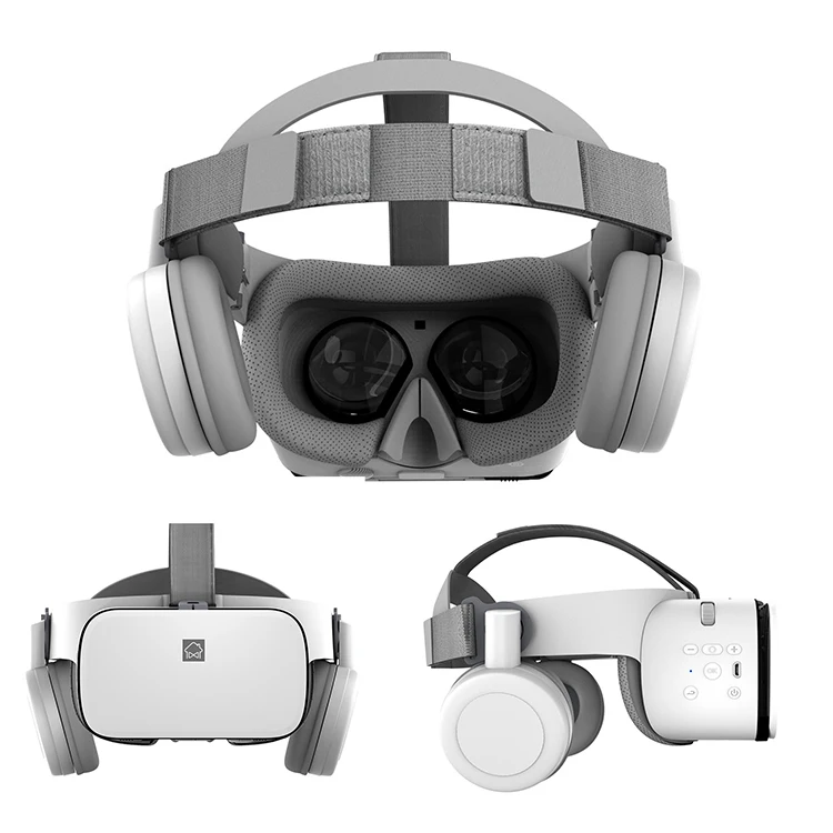 OEM LOGO 4k VR glass 5 Plus vr headset 3D vr Glasses with remote for iPhone Android Smartphones