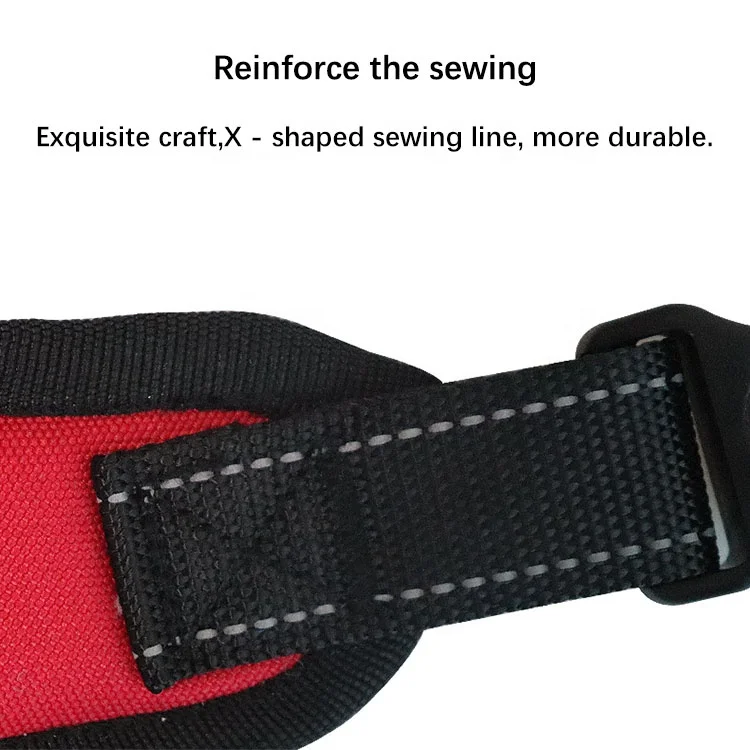 Dog Harness Vest Pet Supplies Dog Chest Belt Harness Adjustable Soft Breathable Heavy Duty  Leads Dog Chest Harness
