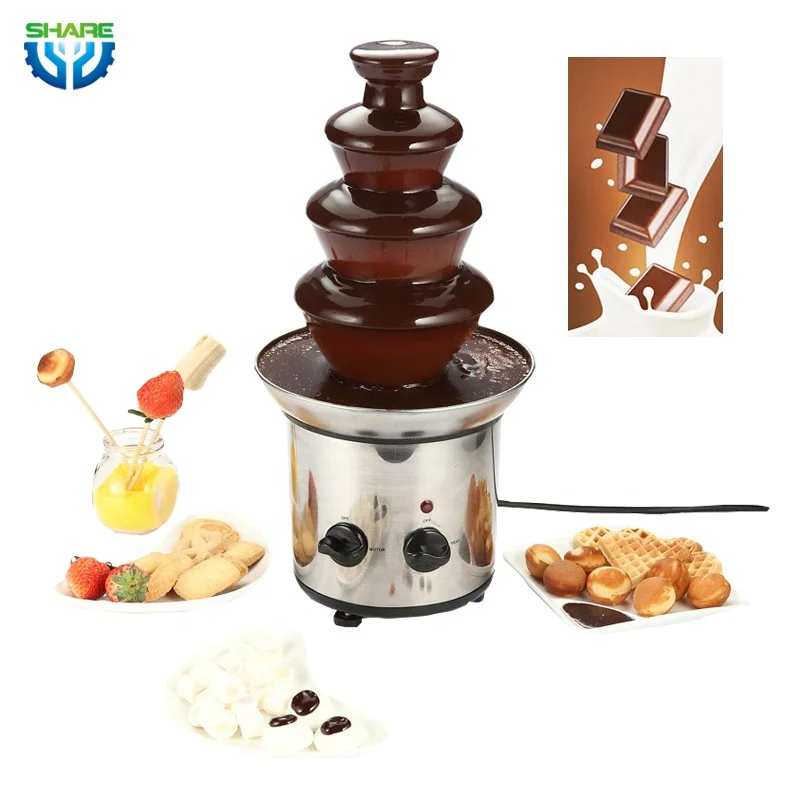 Chocolate Warmer Fondue Machine Small Chocolate Melting Tempering Making Snack Machine Smart