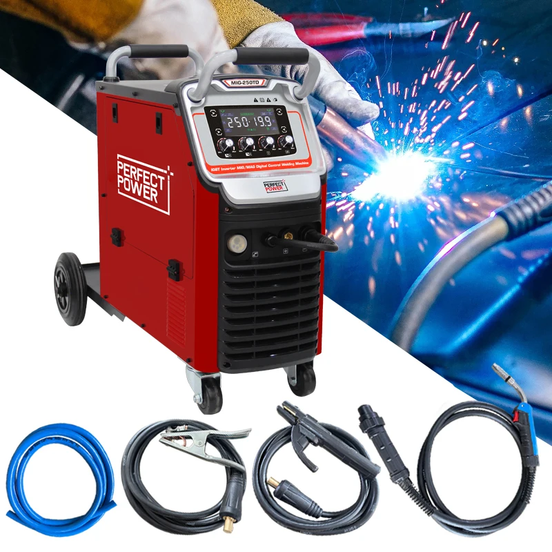 Многофункциональный сварочный аппарат 4 в 1 mig mag без газа 250amp maquina de solda