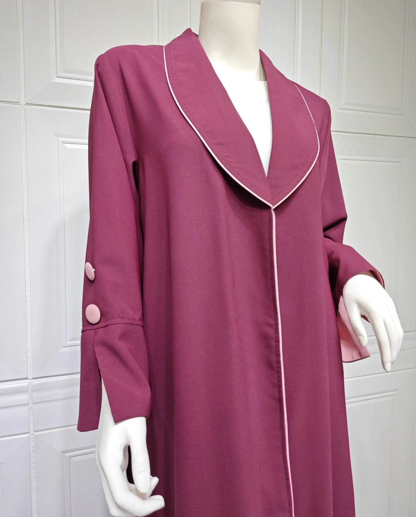 Arabic clothes Women Front Open Fashion Black Long Dubai Turkey Abaya Dress for Muslim Women