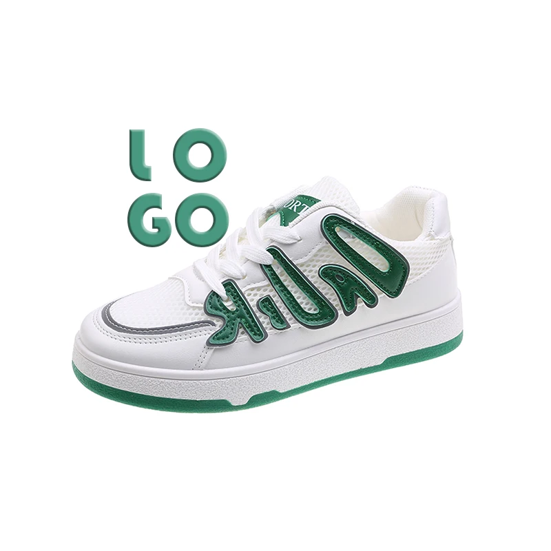 High Quality Genuine Leather DIY Logo Men customize color changing printing sneakers zapatillas custom Skateboarding Shoes