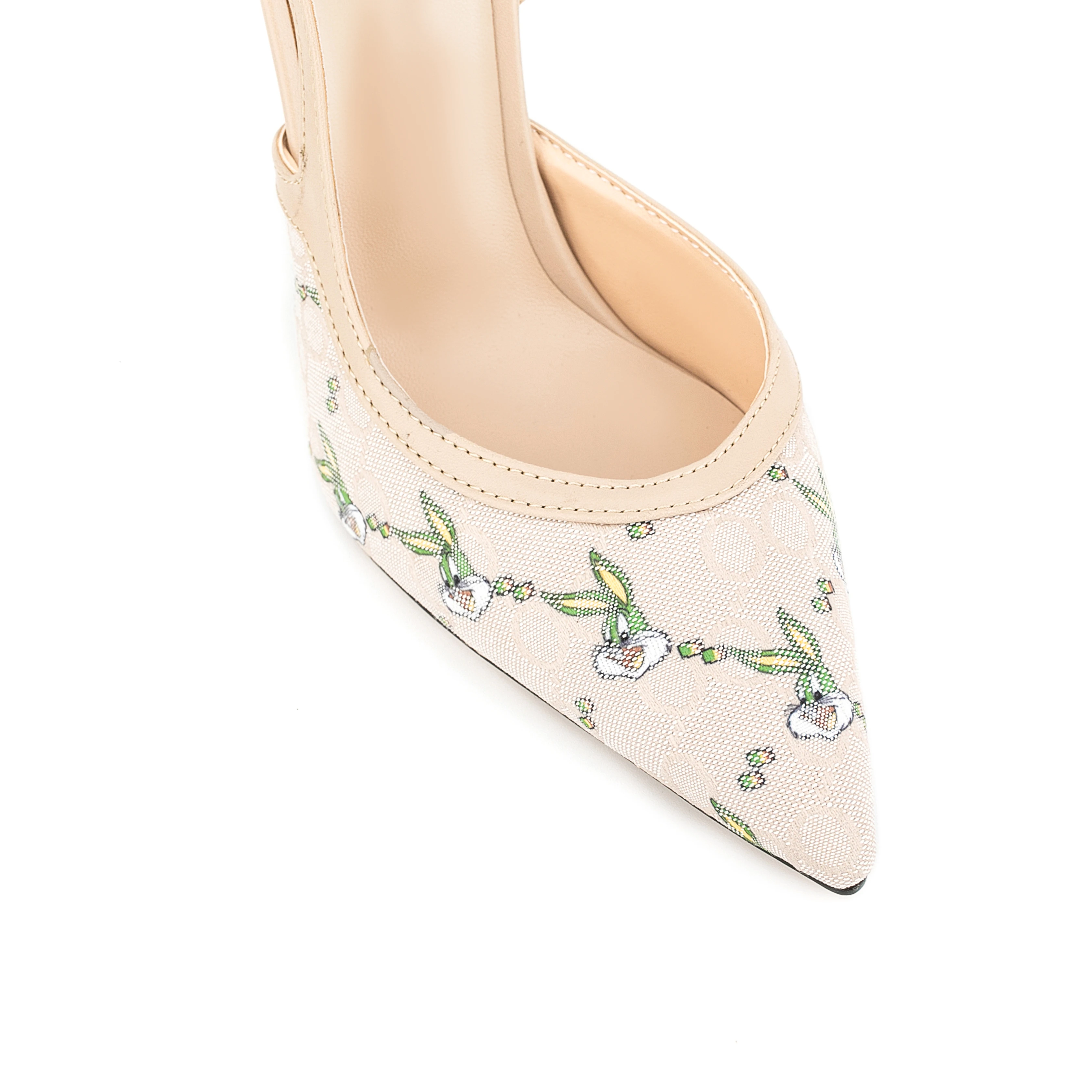 2023 New Series Style Slingback Heel Pumps for Women Casual Formal Pointed Toe High