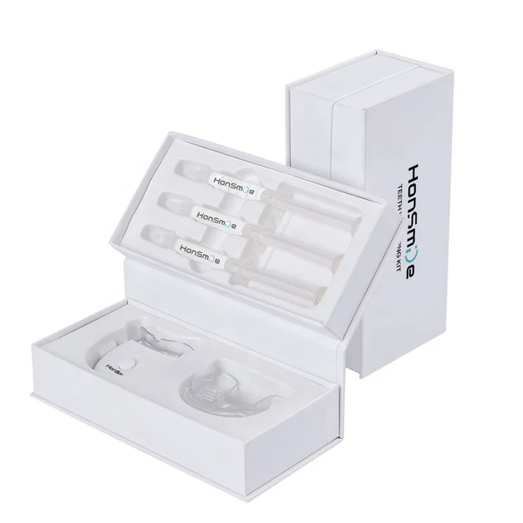 
Factory private label home teeth whitening LED kit 