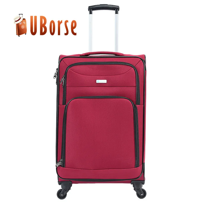 
Factory Set 3 Piece of Soft Nylon Luggage Set Travel Suitcase Trolley Suitcase Luggage With Spinner Wheels 