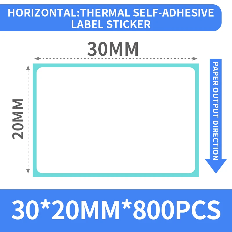Juxing 30X20X800pcs Direct Thermal Shipping Label Sticker 4 X 6 Compatible Adhesive Thermal Labels