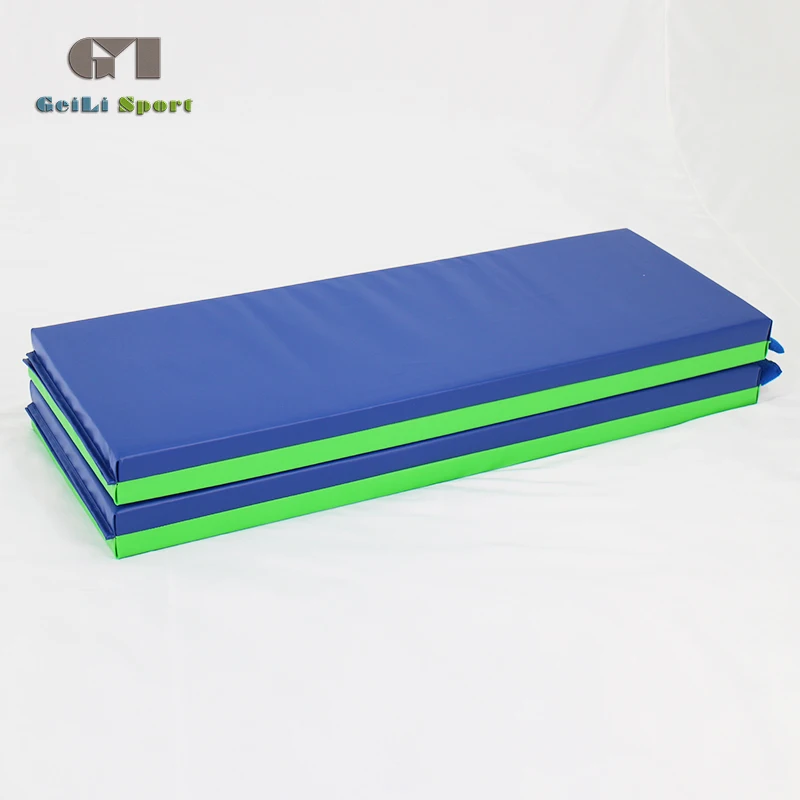 Factory price folding panel polyethylene foam gymnastics crash mats gymnastics mat