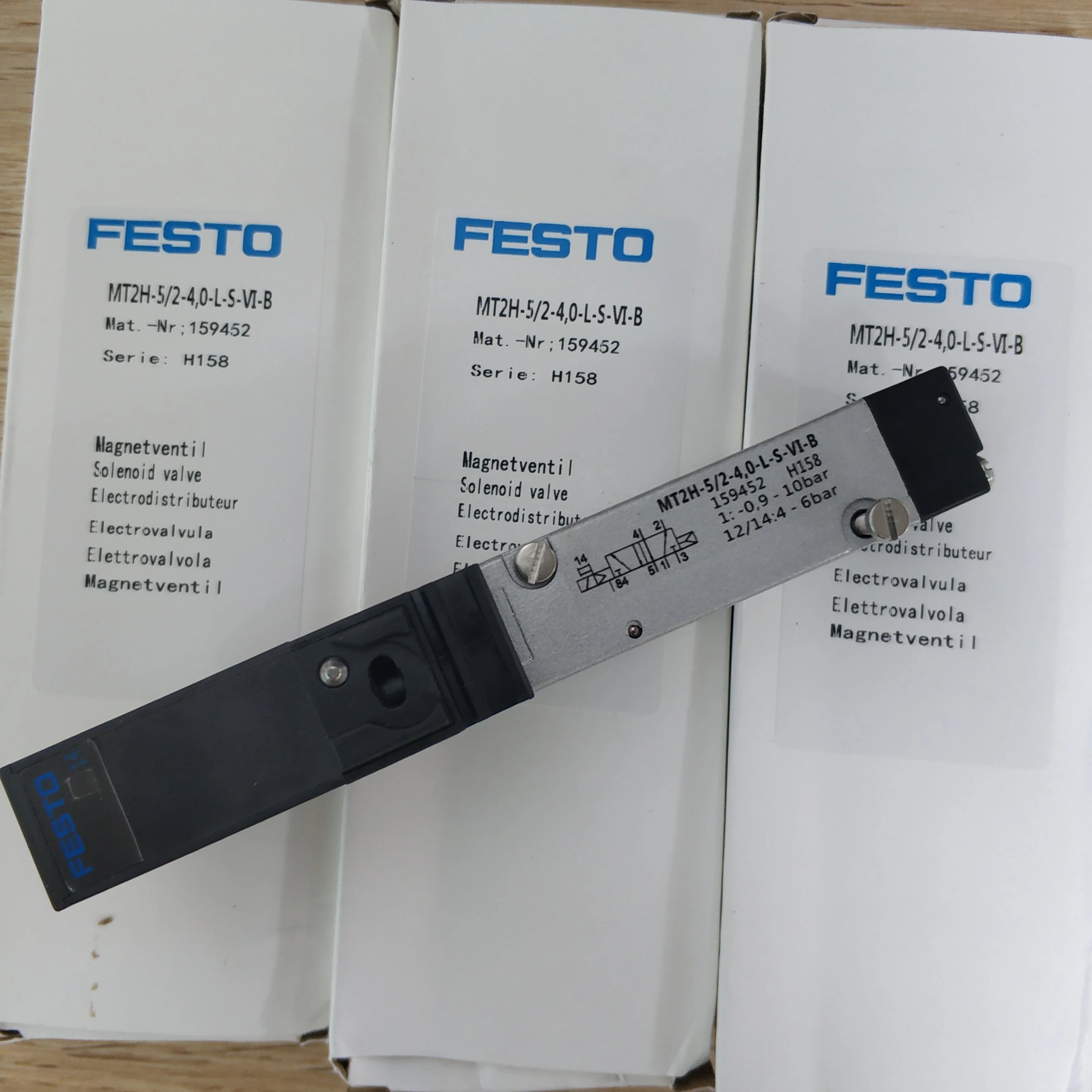 FESTOs solenoid valve MT2H-5/2-4.0-L-S-VI-B  159452