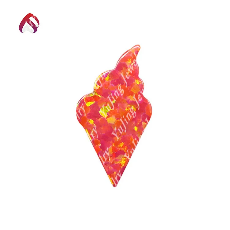 Top Quality Tooth Accessories Heart Cabochon Flat Back Teeth Gems Opal Opal Tooth Gem