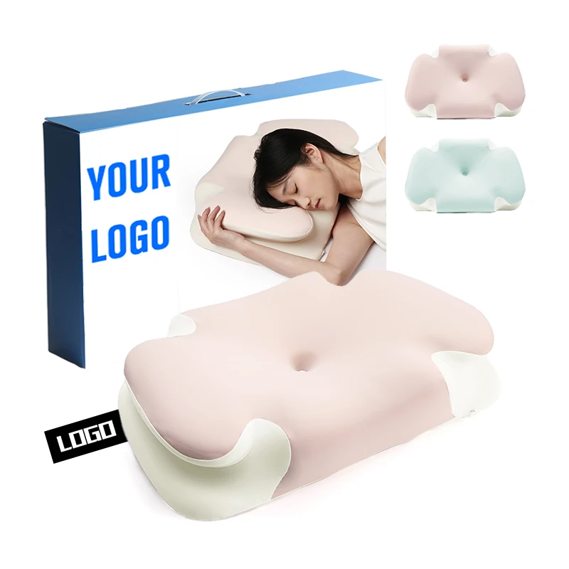 LIANDA P-121 Memory Foam Pillows Butterfly Shaped Cervical Slow Rebound Neck Pillow Pain Relief Sleeping Orthopedic Pillow