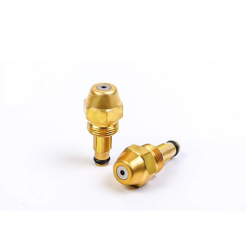 Customized size atomizing dedusting jet nozzle warm air blower nozzle flat washer fuel nozzle with spring