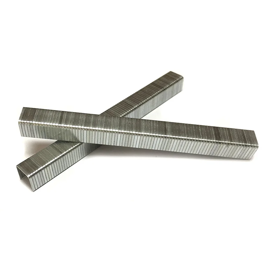 1000J series staples Wood fasteners for furniture Board joint nail Sofa pins Pneumatic gun nail 1006 j of staples 8010