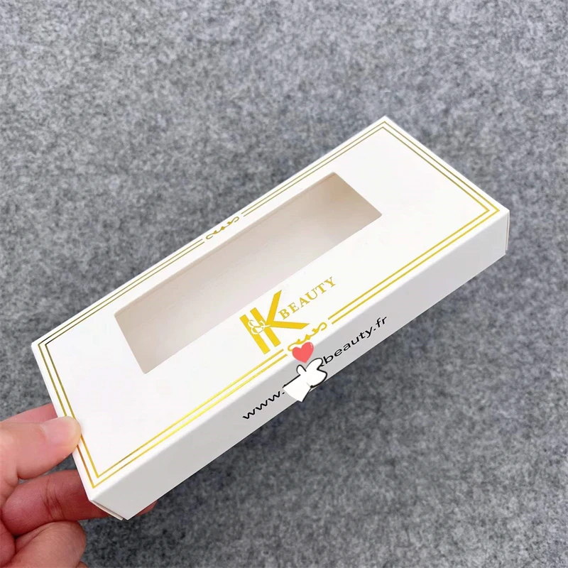 Packing Paper Box with PVC Window for Cosmetic gift box  Recyclable packaging box