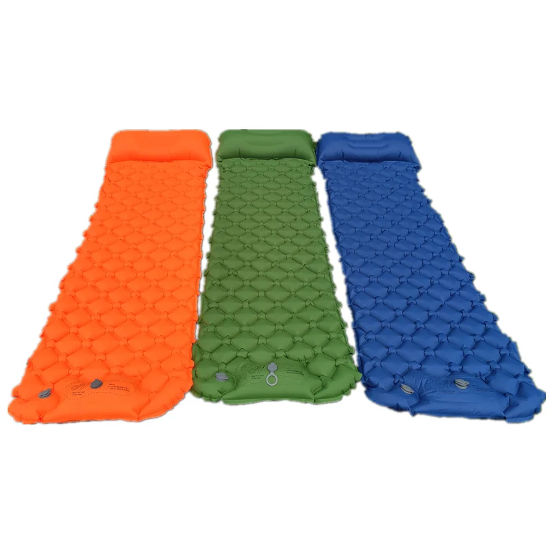 Custom Easy Take Bring Portable Heated Camping Mat Pad  Foam Folding Inflatable Sleeping Mattress
