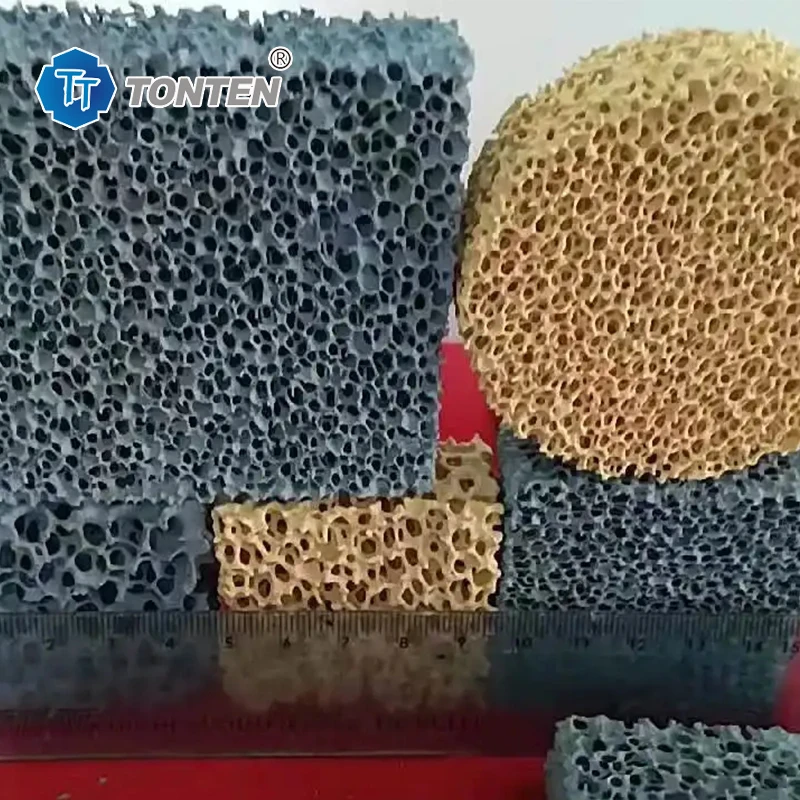 High Quality Ceramic Foam Filter For Aluminum Casting Fine Pore Structure High Filtration Efficiency