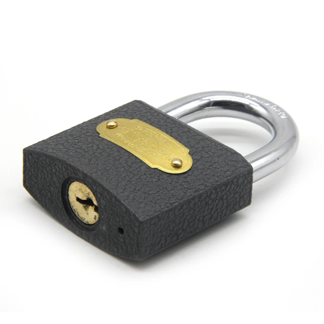 Shackle Safety Grey Iron Lock Padlock
