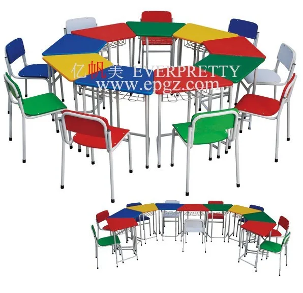 Kindergarten Cheap Wooden Chairs and Reading Table for Children,Kids Wooden Play Tables