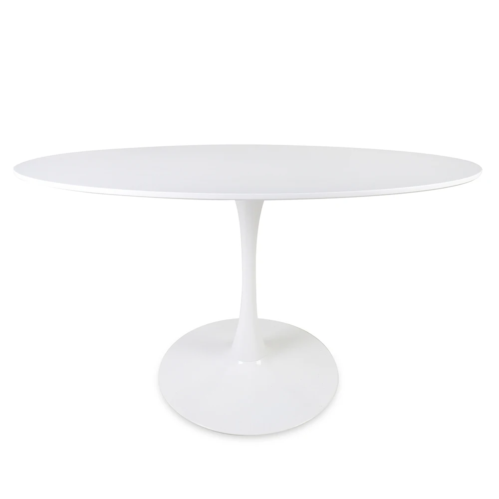 Wholesale white round wood dining table wooden kitchen table