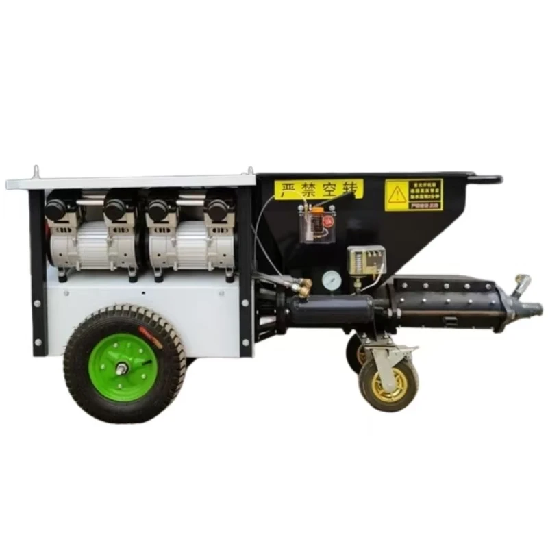 Automatic Mortar Cement Spraying Machine Electric Long Lifetime 220V/380V Cement Mortar Sprayer