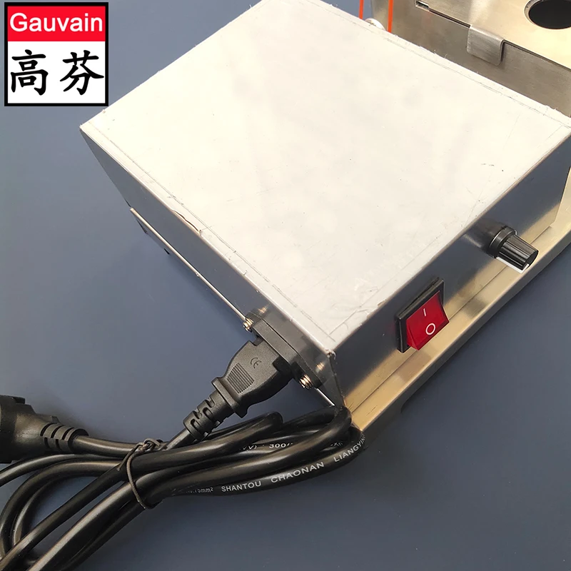 Односторонняя электрическая машина для покраски кромок кожи для ленточных сумок, Легкая очистка, 220 В