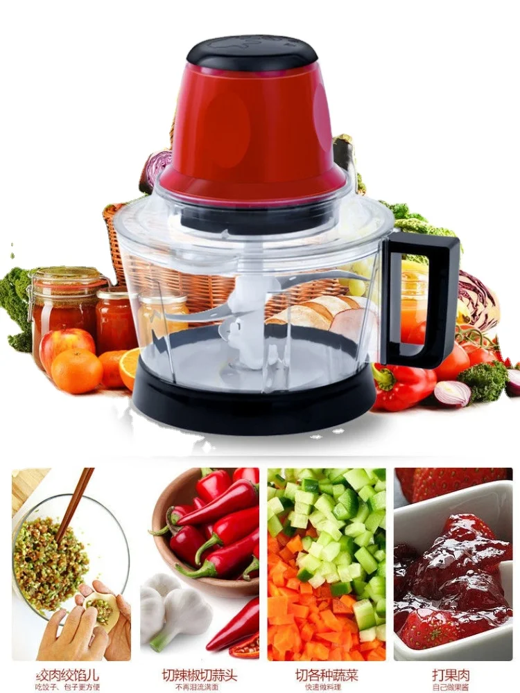 3L Big Capacity High Quality 350W Bowl Electric Vegetable Chopper Slicer Blender Food Processor Grinder