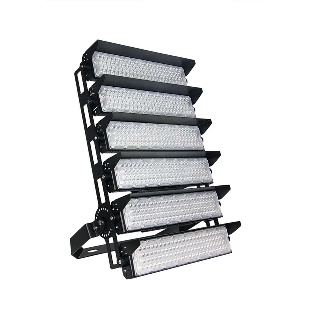 Security Lights with Wider Lighting 40 Degree Led Stadium Flood Light Aluminum Alloy 70 150 Outdoor for Park 75000LM Super Power
