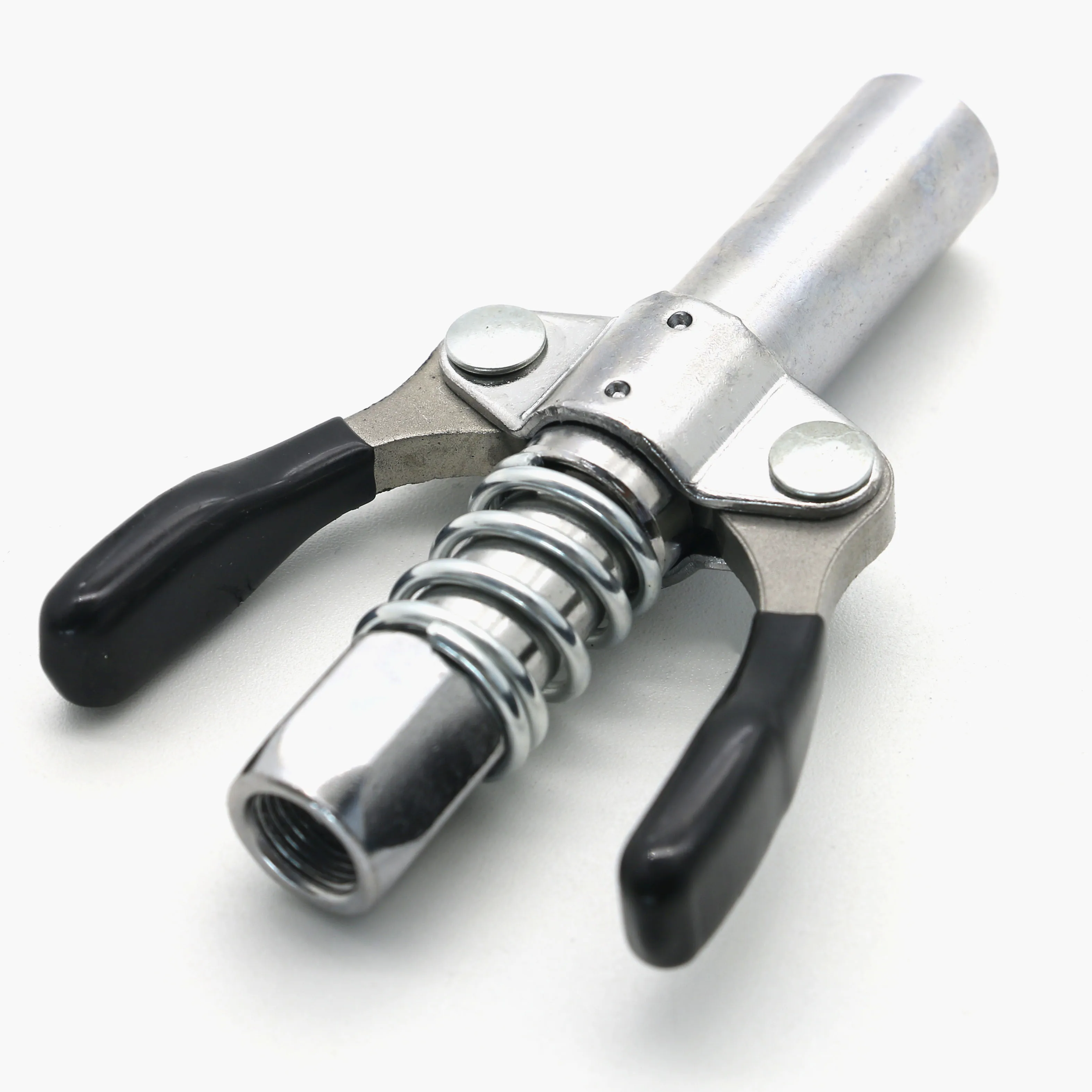 High pressure locking pliers oil nozzle Manual Grease gun nozzle Black sheath Grease Gun Coupler Grease Nipple