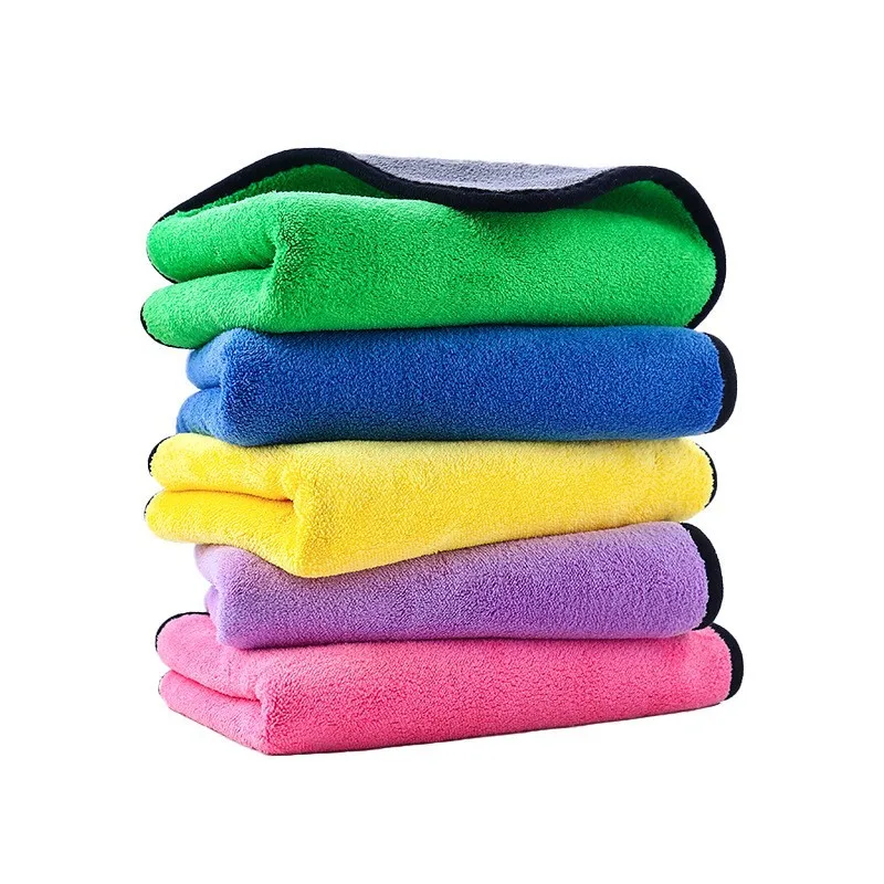 500gms 60*160cm  Highly Absorbent Lint Free Car Microfiber Rags Cleaning Cloth car washing towel