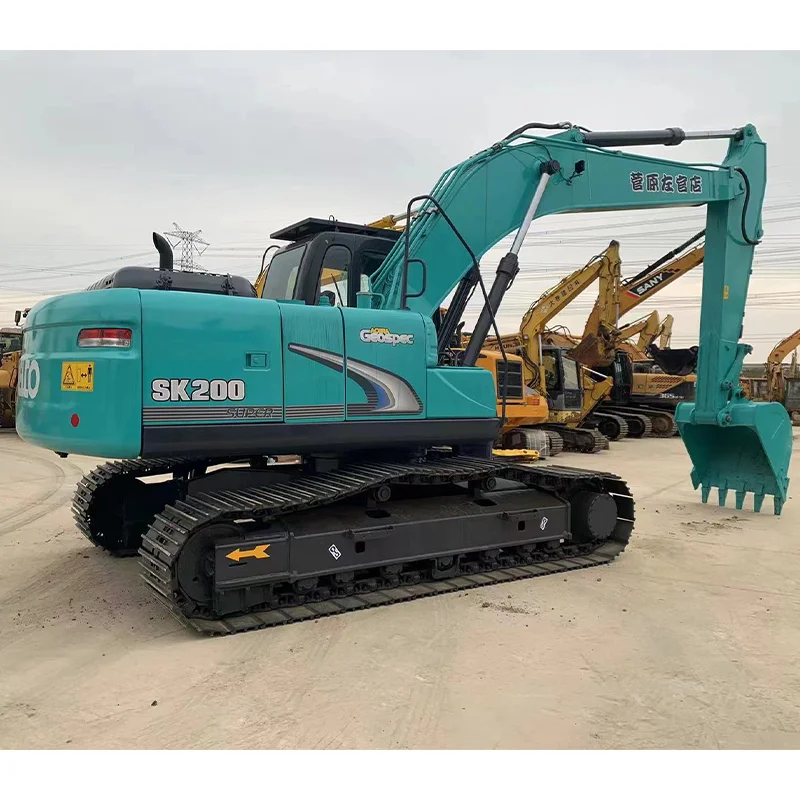Factory price used KOBELCO SK200 excavator crawler for sale at low price with good quality