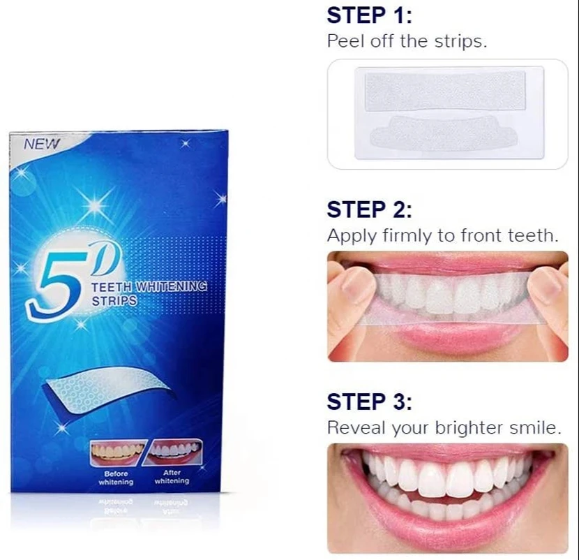 Hot Selling White Teeth Whitening Strips Suppliers With OEM Crest