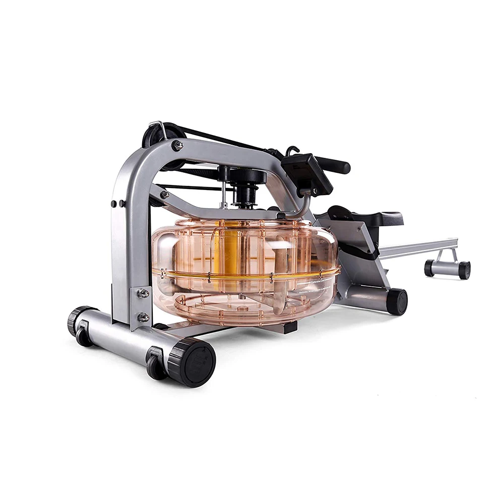 TDD001-SI Factory Direct Cardio Fitness Home Silver Metal Water Rowing Machine