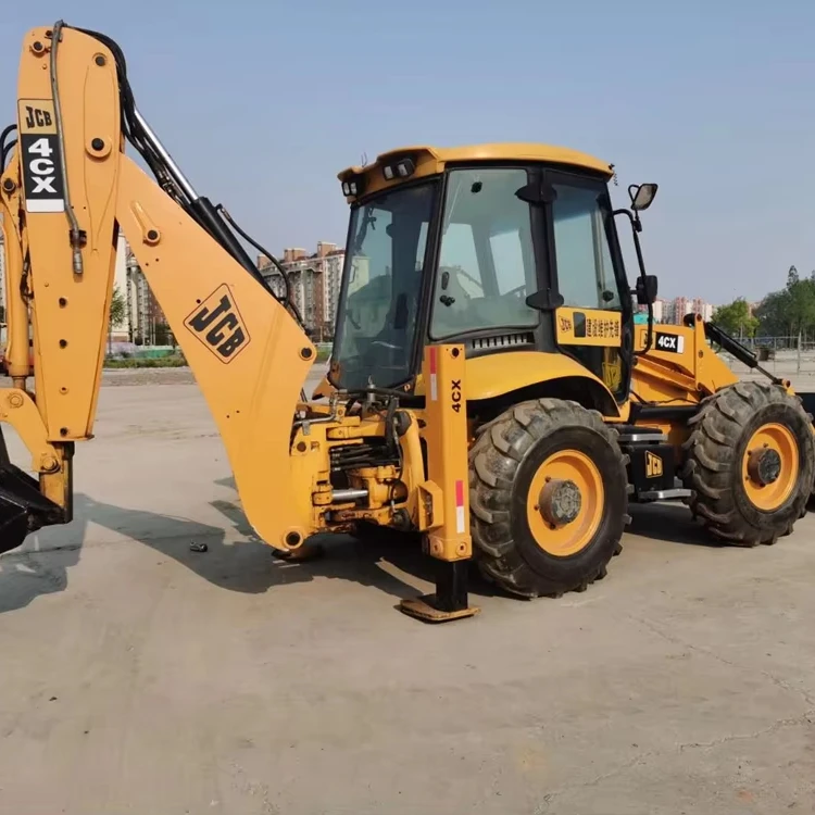 Used JCB 4CX eco 3CX 4DX 3CX mini tractor with front end loader and backhoe retroexcavadora JCB 1cx 3cx 4cx 4x4 backhoe loader