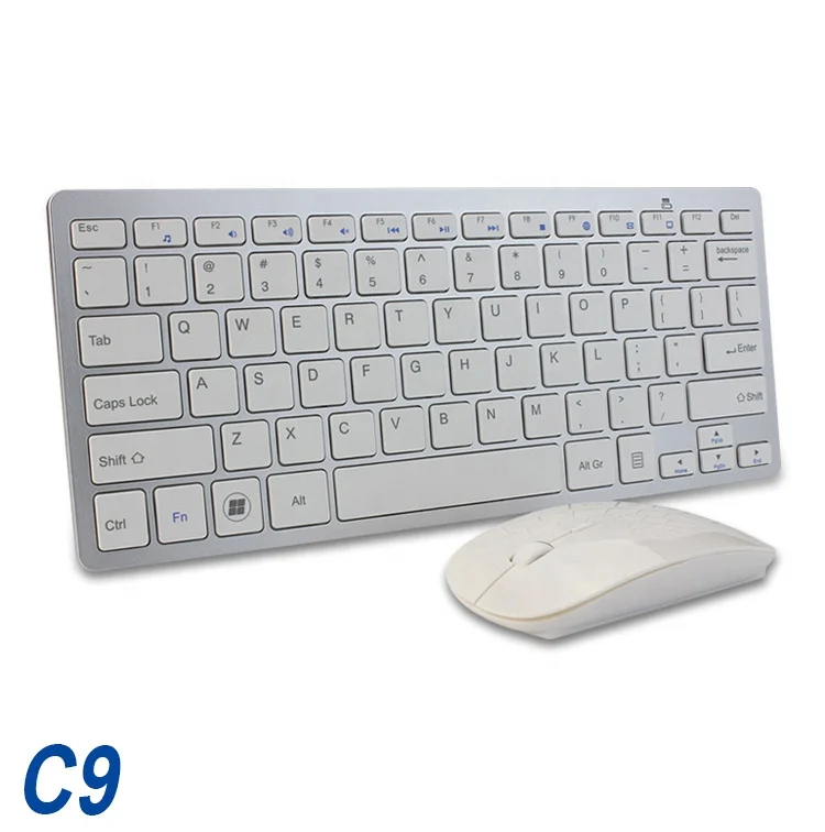 Беспроводная клавиатура и мышь 2,4G, беспроводная клавиатура и оптическая мышь для ПК, настольного компьютера, компьютера