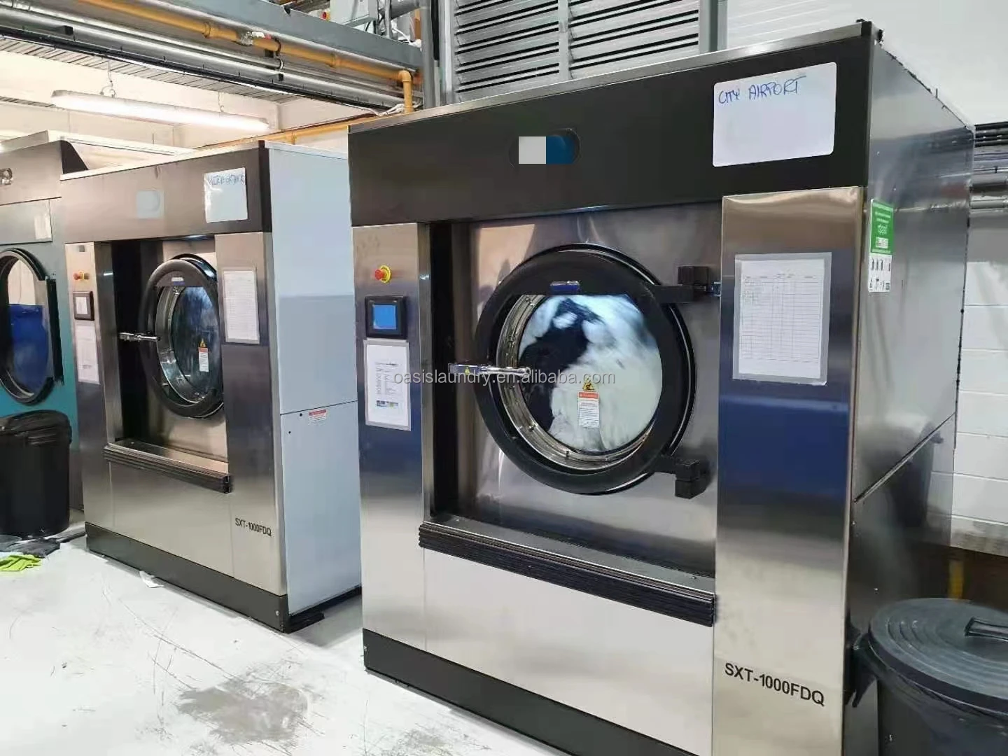 Commercial Tilt Vertical Steam Heated Washer Extractor 120Kg Large Electric Heating Washer Extractor Prices