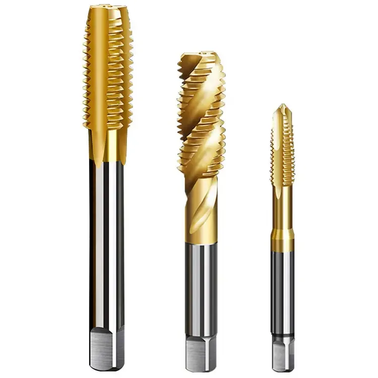 customized high-speed steel American British nut tap straight groove cutting tap
