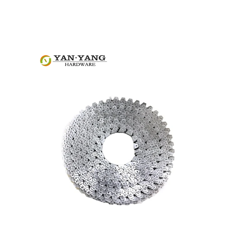 Yanyang factory durable no PVC cover 27 inch furniture metal strip upholstery one meter long sofa iron metal tack strip