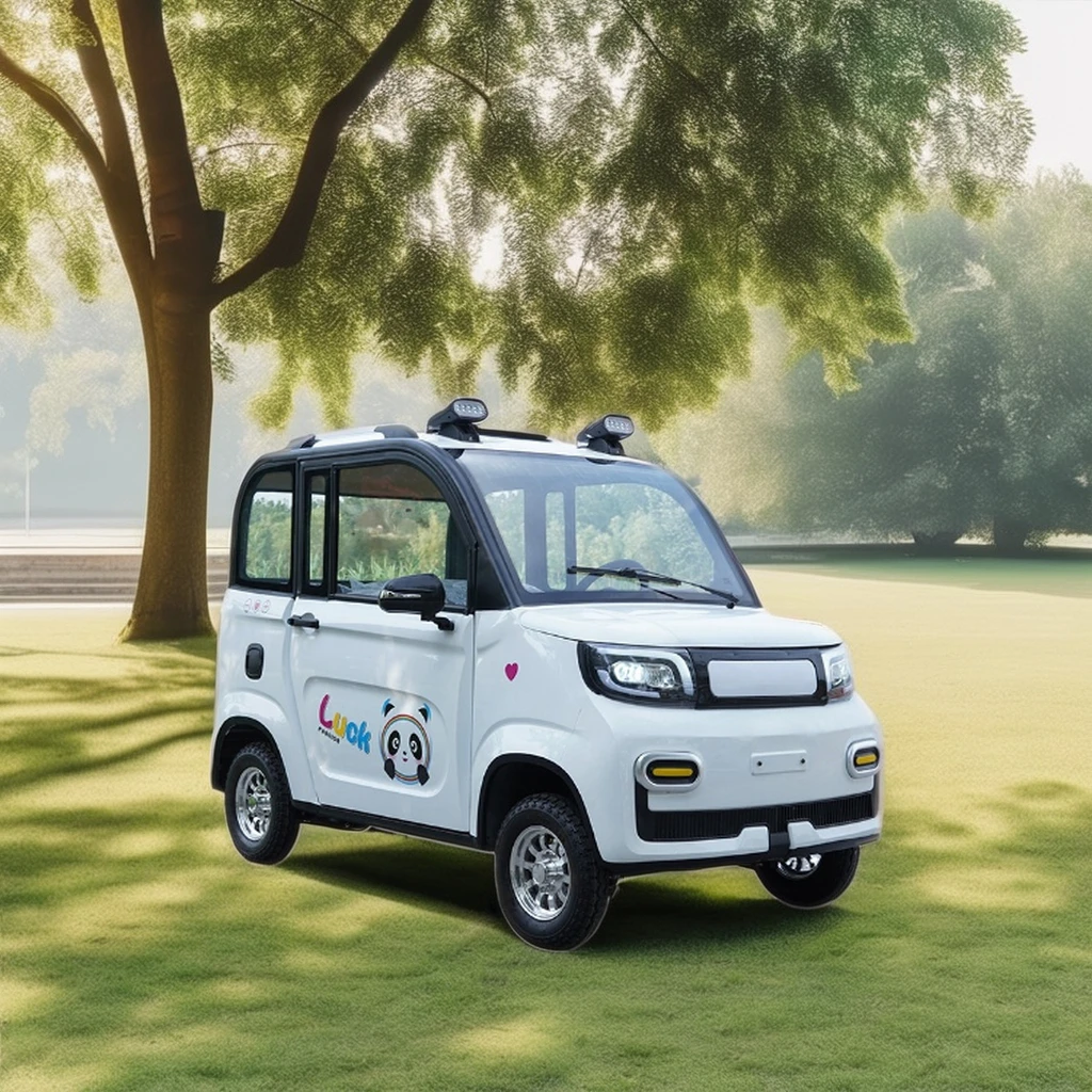 New Energy Lithium Battery Powered Electric Vehicle 4-Seater Multi-Functional Sedan 1000W Left Approved Low-Speed Use Adults
