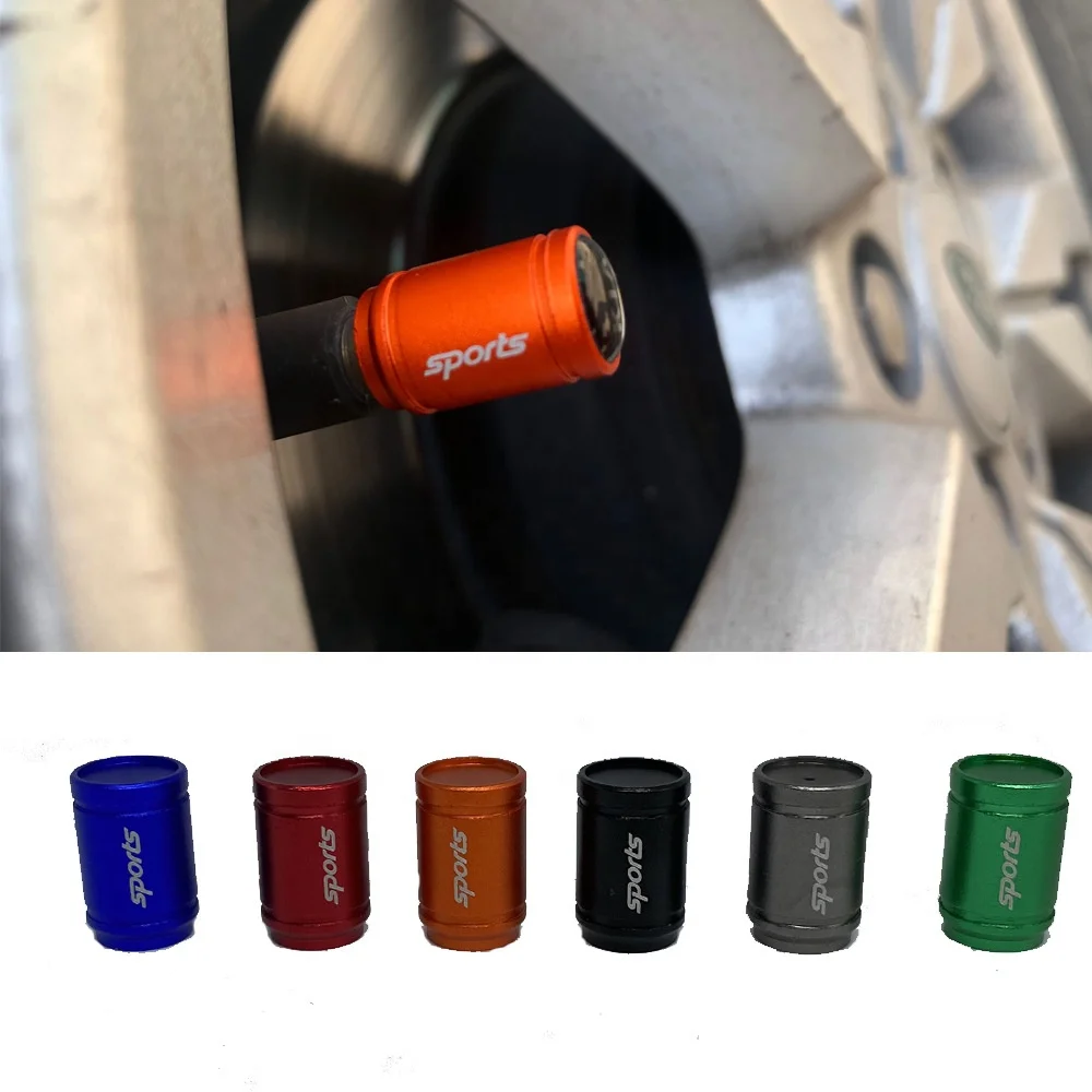 Wholesale Custom Automobile Aluminum Car Tire Valve Stem Cap Valve Cover For All Logo Tire Tube Valve Caps