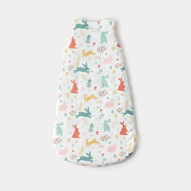 Новое поступление, 100% хлопковые стеганые спальные мешки SD004 для малышей, зимний детский спальный мешок без рукавов на молнии